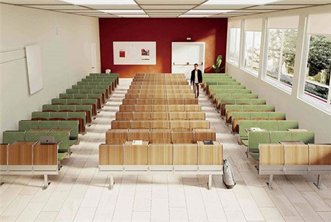 教室阶梯排桌椅-菲尔兹系列