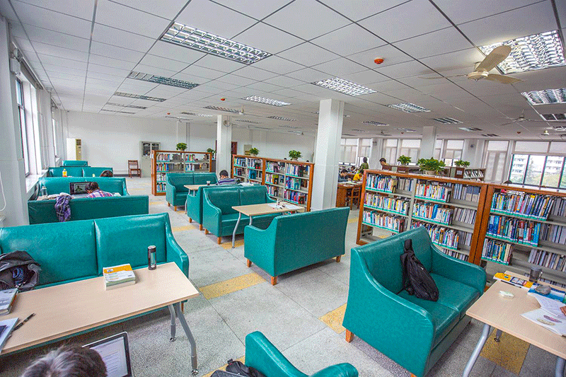 图书馆办公家具开放阅读区桌椅